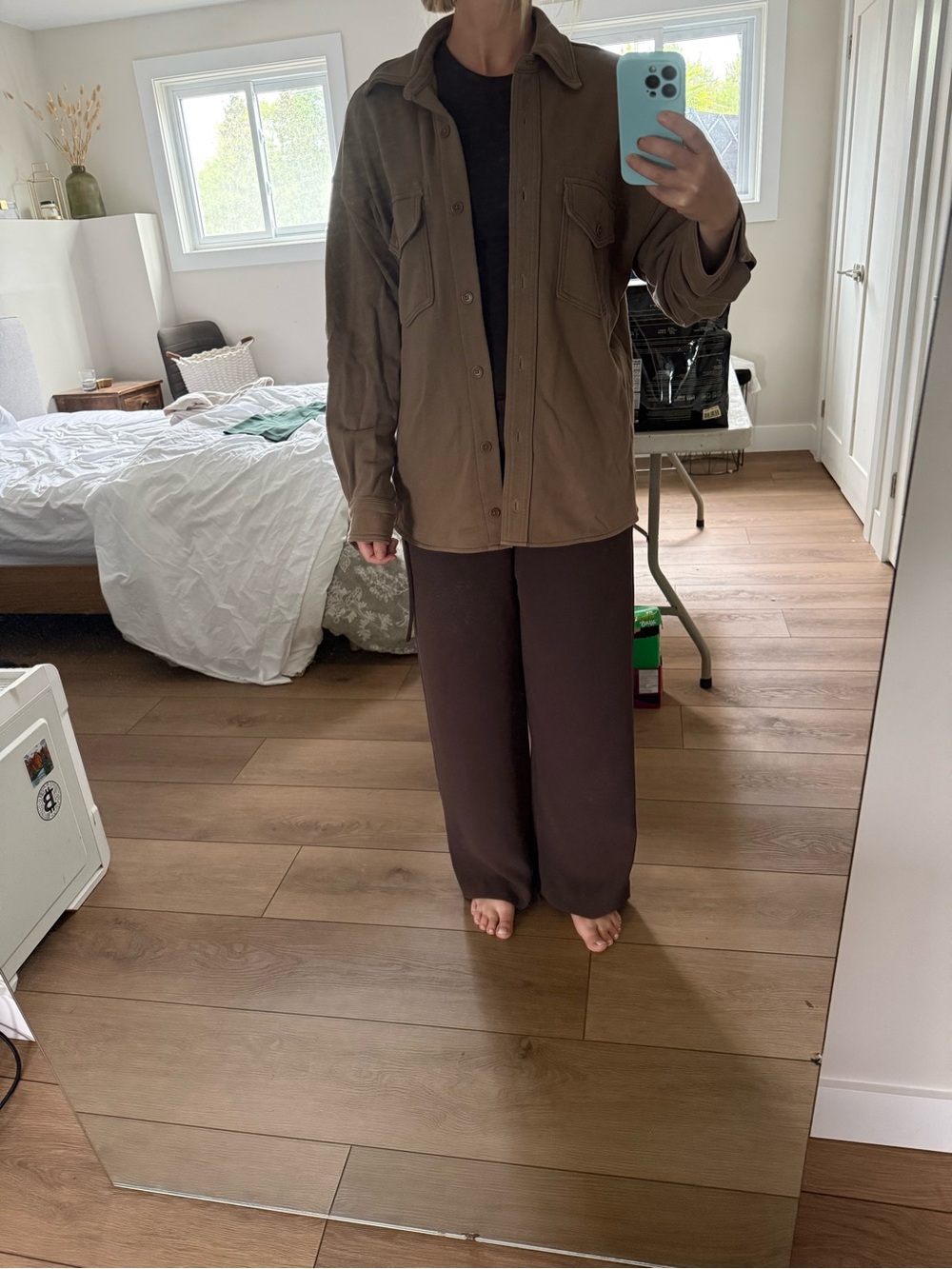 Aritzia Azure Skies Busy Shirt Jacket